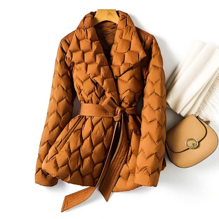 LEONA™ | QUILTET LANG VINTERJAKKE FOR KVINNER