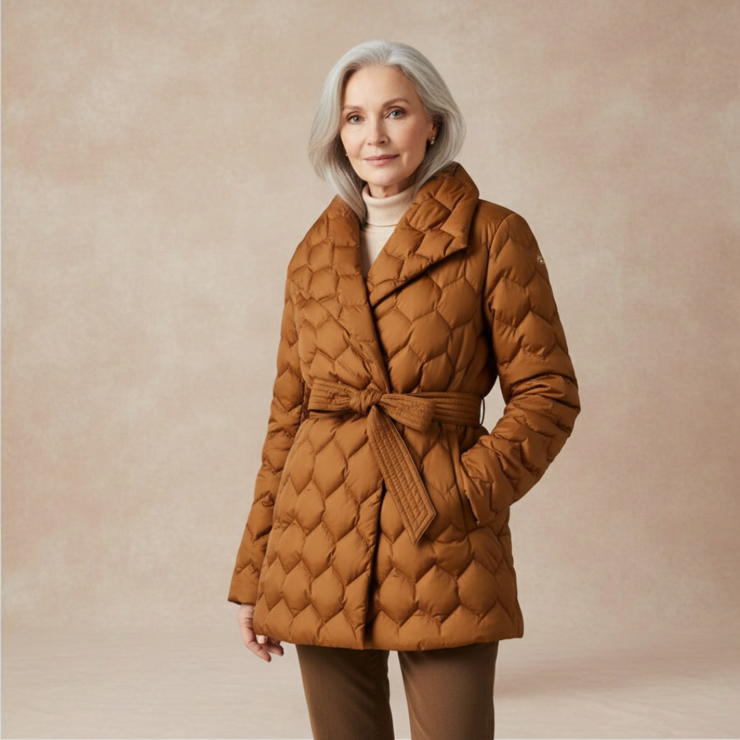 LEONA™ | QUILTET LANG VINTERJAKKE FOR KVINNER